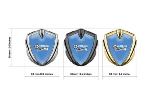 Yamaha Metall Emblem Abzeichen Pro Stil Edelstahl